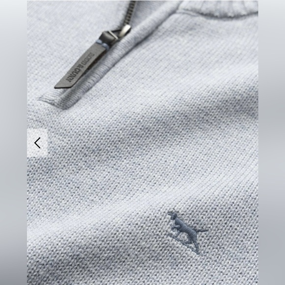 Rodd & Gunn merrick bay knit 1/4 zip grey sweater - Picture 2 of 7